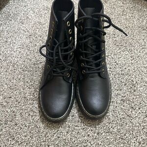 Dr. Martens Black Combat Boots